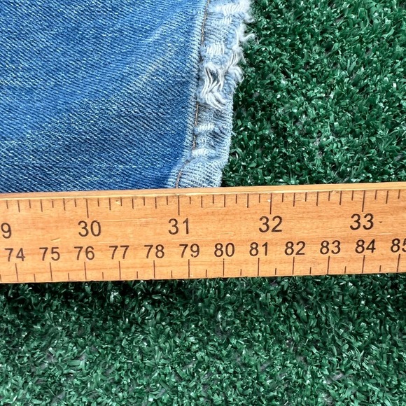 Vintage Old Navy Jeans Womens Size 8 R 31x31" Flared Bootcut Low Rise Blue Y2K - Picture 7 of 9